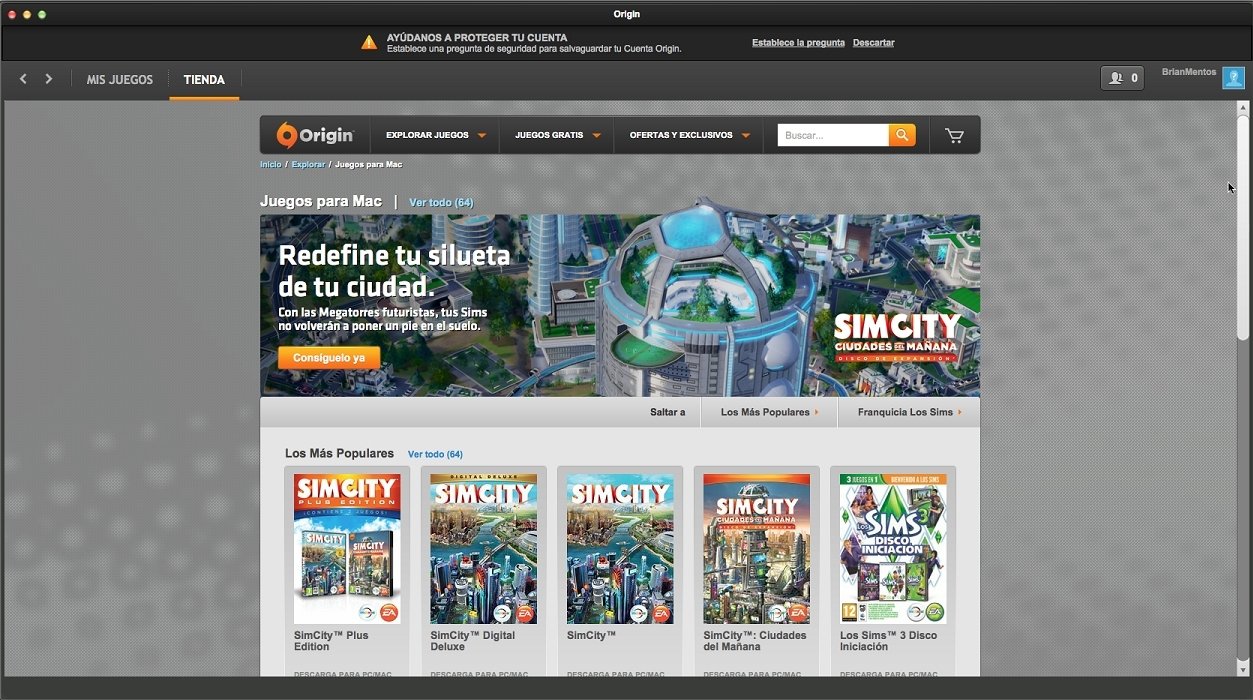 download windows games from origin on mac