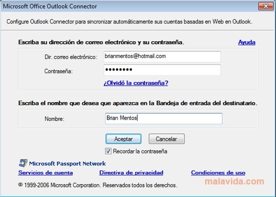 descargar correo hotmail gratis para pc