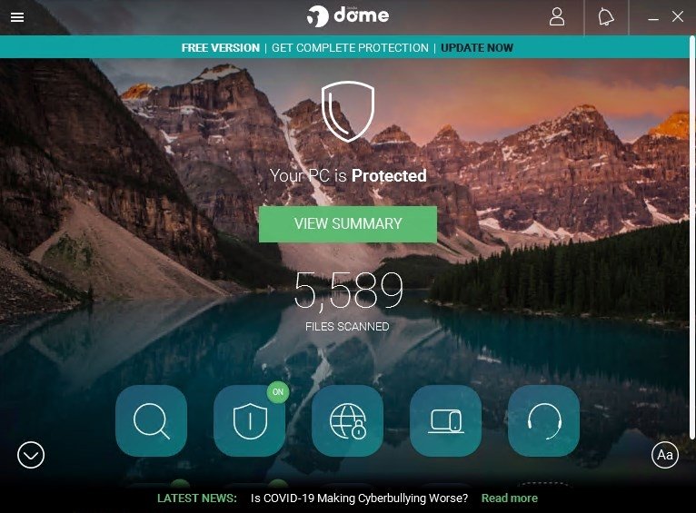 panda antivirus dome free