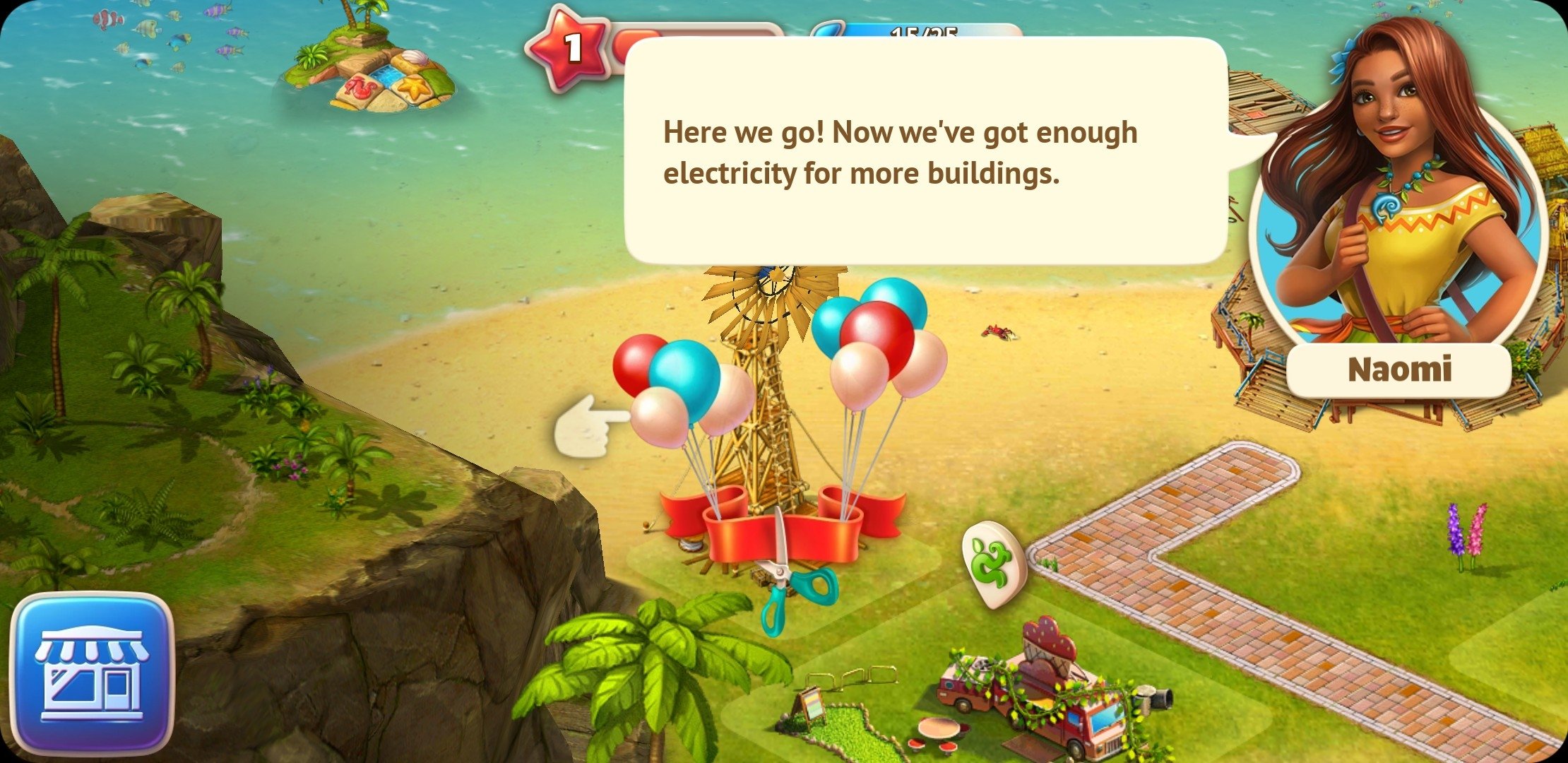 how to delete game play in paradise island 2 mobile