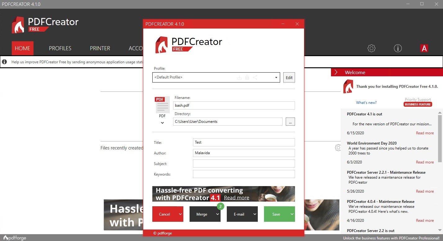 download pdf creator free