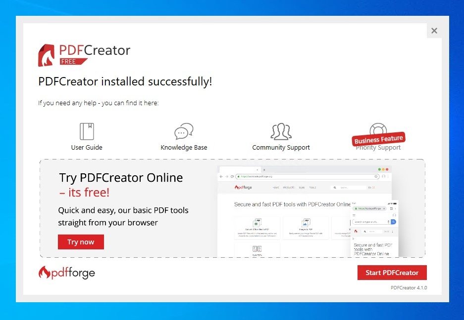 pdf creator printer setup paper 4x6