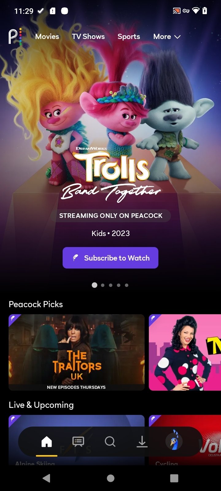 Peacock TV 2.12.1 - Download for Android APK Free