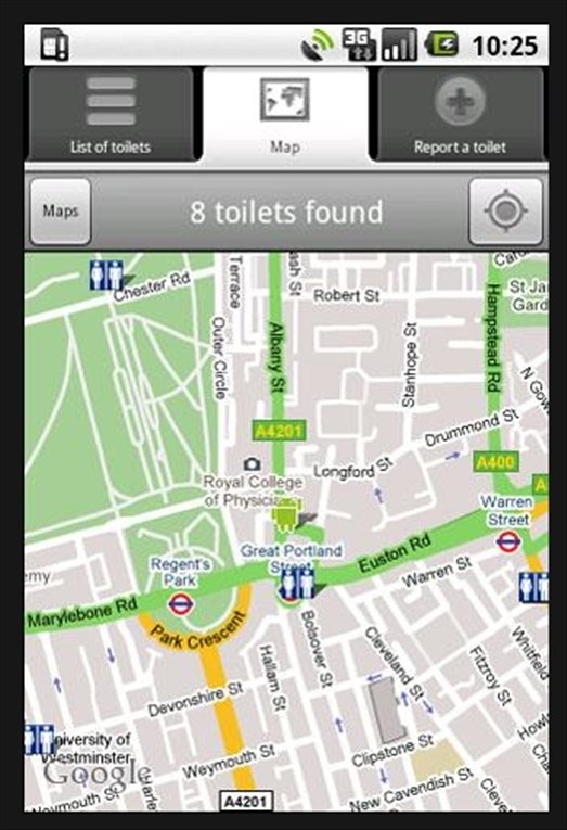 Bathroom Finder Android