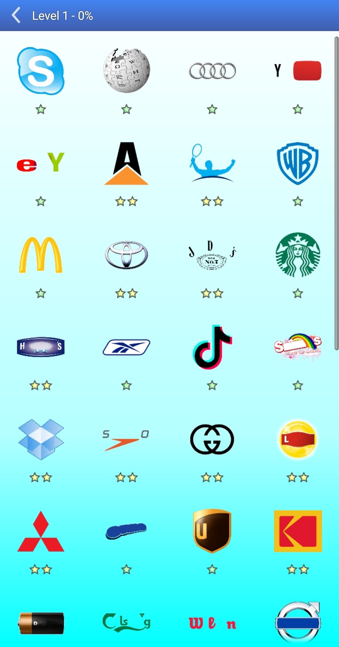 green logos on logo quiz