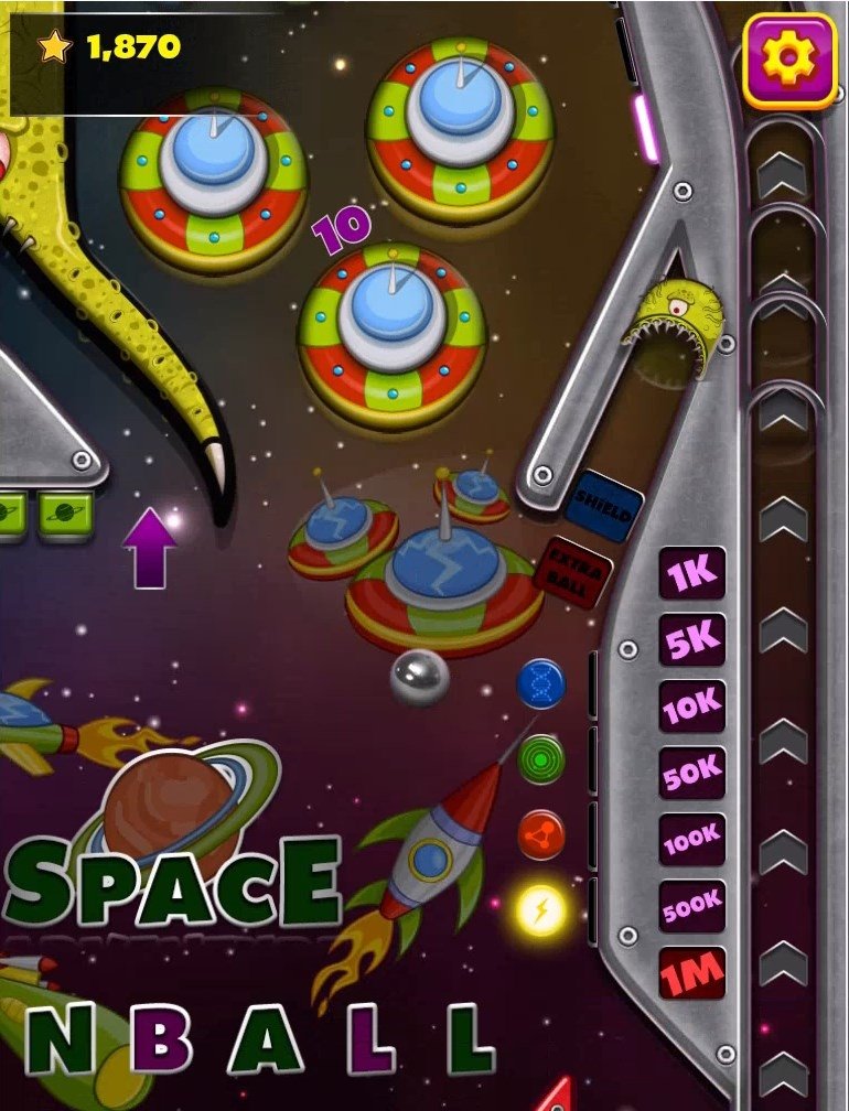 space pinball toy theater