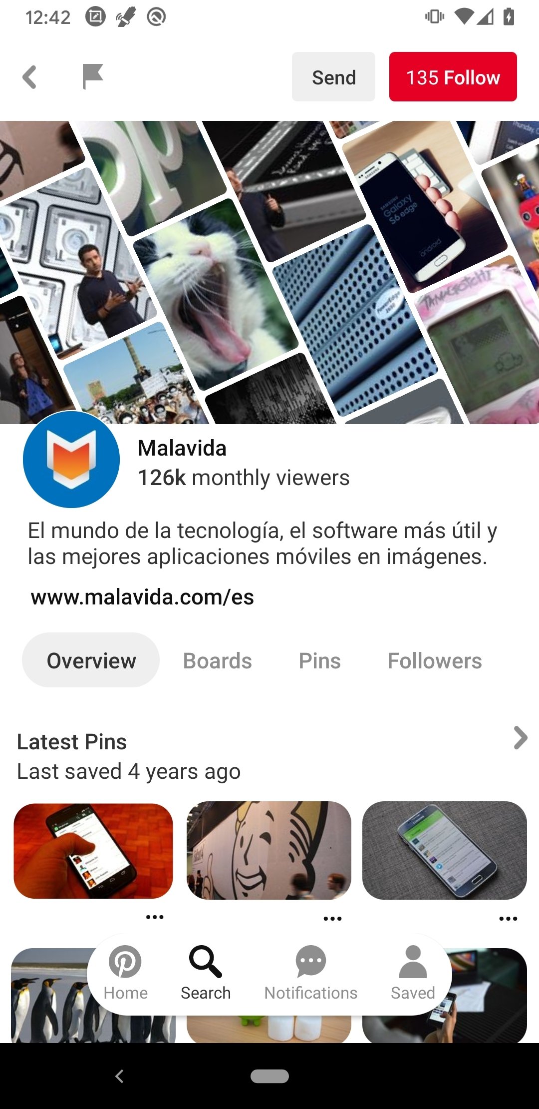 Pinterest for Android