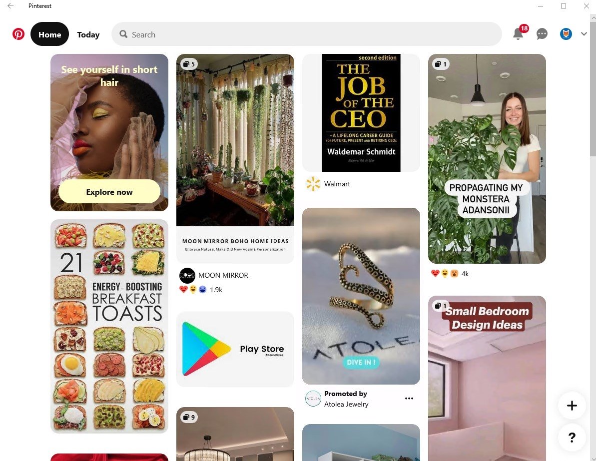 pinterest app download free