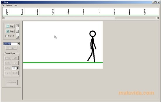 free stick figure animator in browser