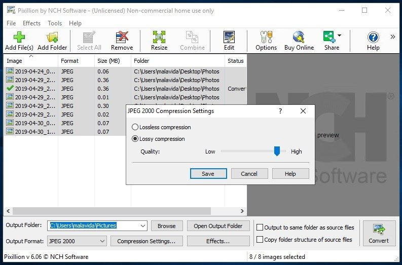 NCH Pixillion Image Converter Plus 11.54 for windows download free