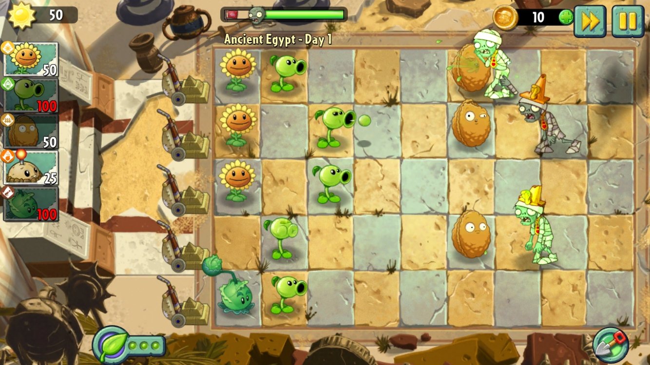 plants vs zombies plants do you dig up to plant new ones