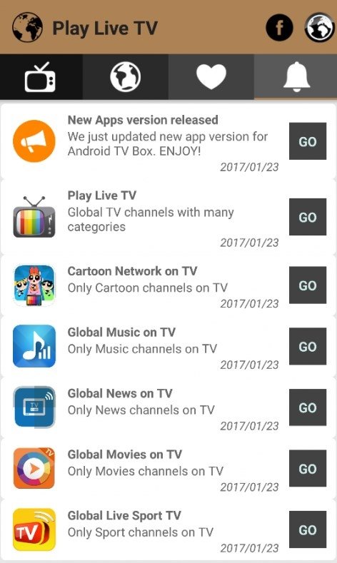 Live tv apk for android online tv