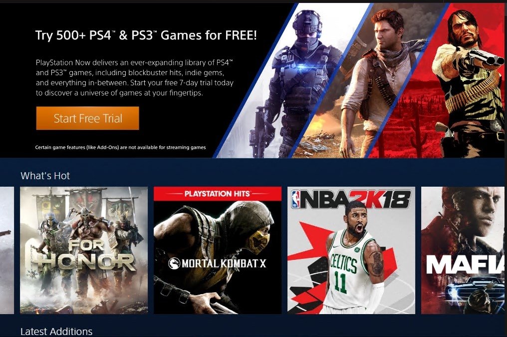 playstation now free games