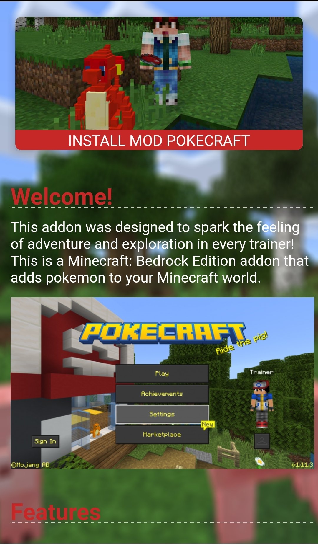 Pixelmon Pokecraft mod - Apps on Google Play