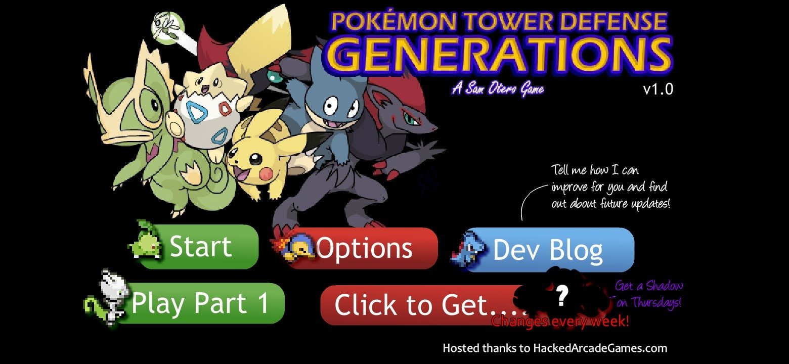 Pokémon Tower Defense em Jogos na Internet