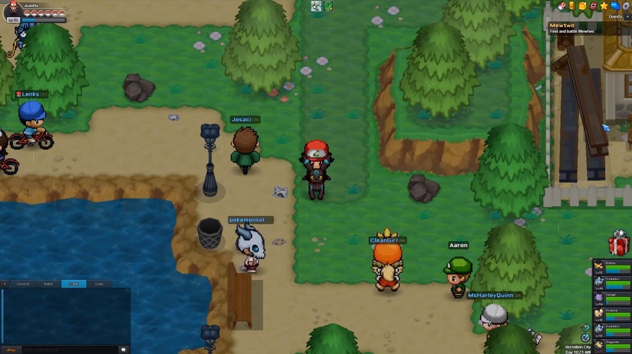 Poke One - First Real Pokémon MMO and Party System