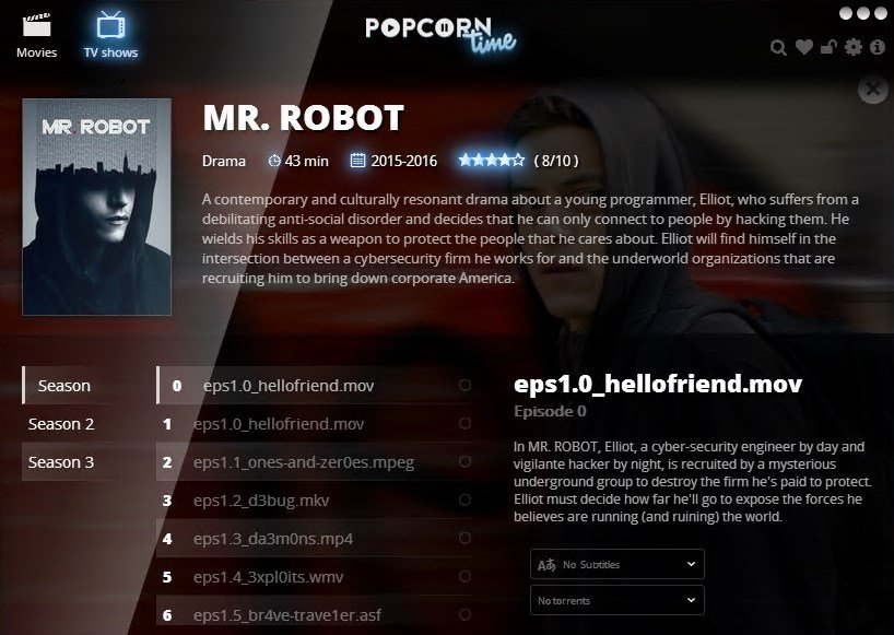 popcorn time not loading