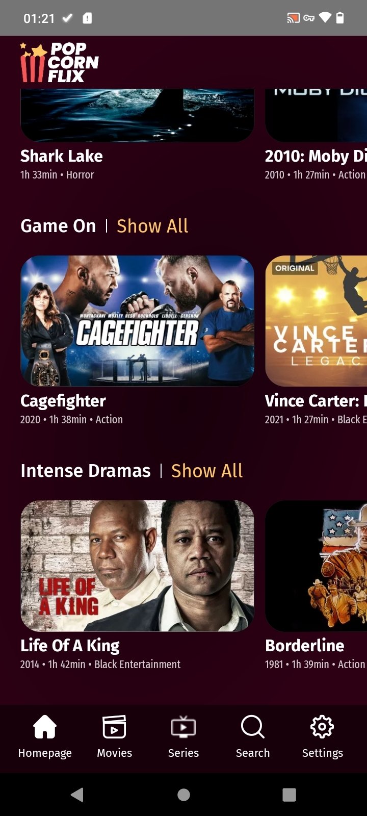 Descargar Popcornflix 7 36 APK Gratis Para Android