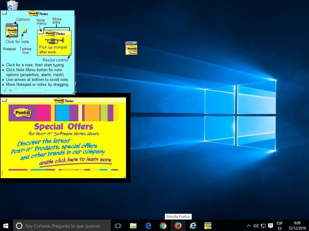 remove sticky notes windows 10