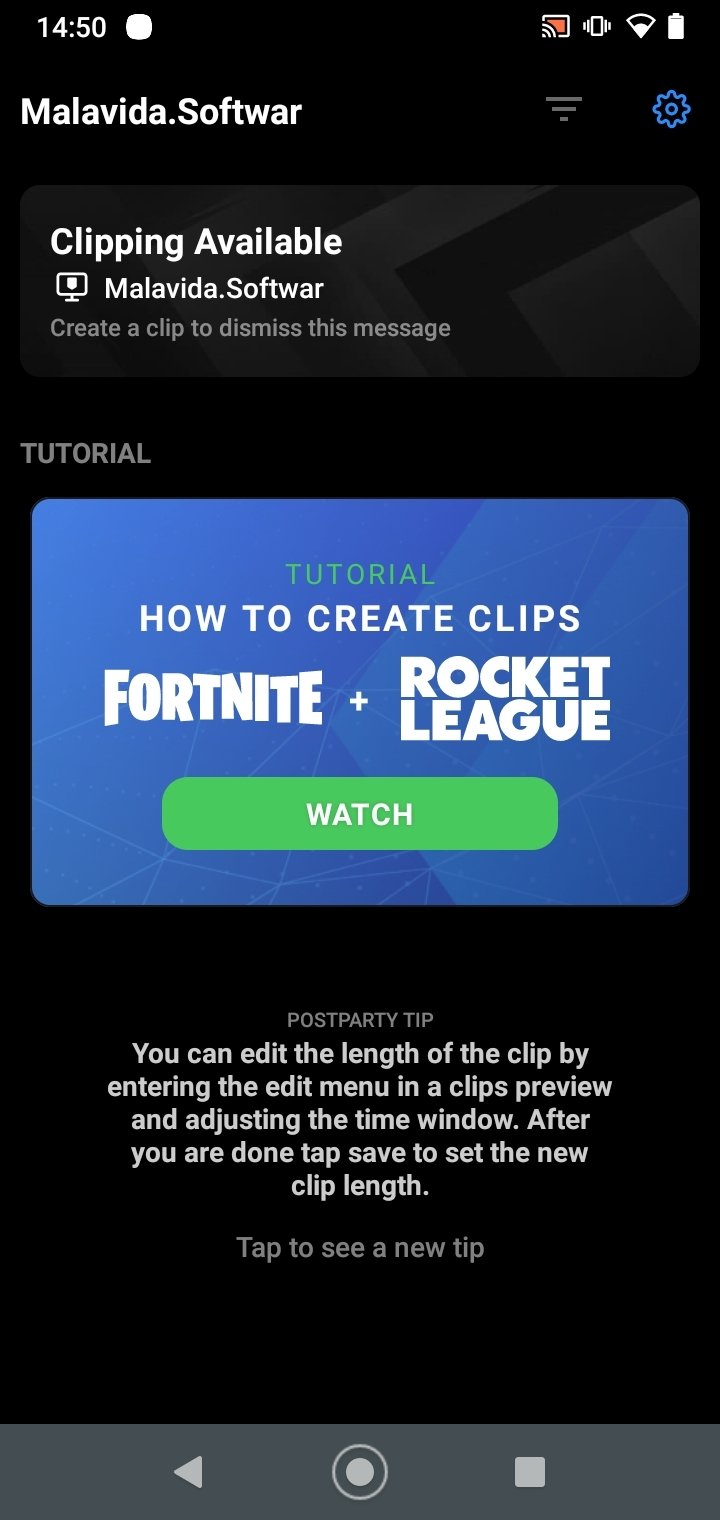 Fortnite Postparty: how to capture clips