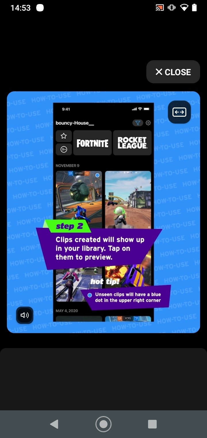 Fortnite Postparty: how to capture clips