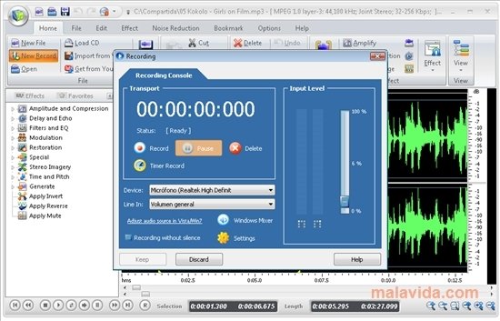 a simple delay slapback sound in sound production