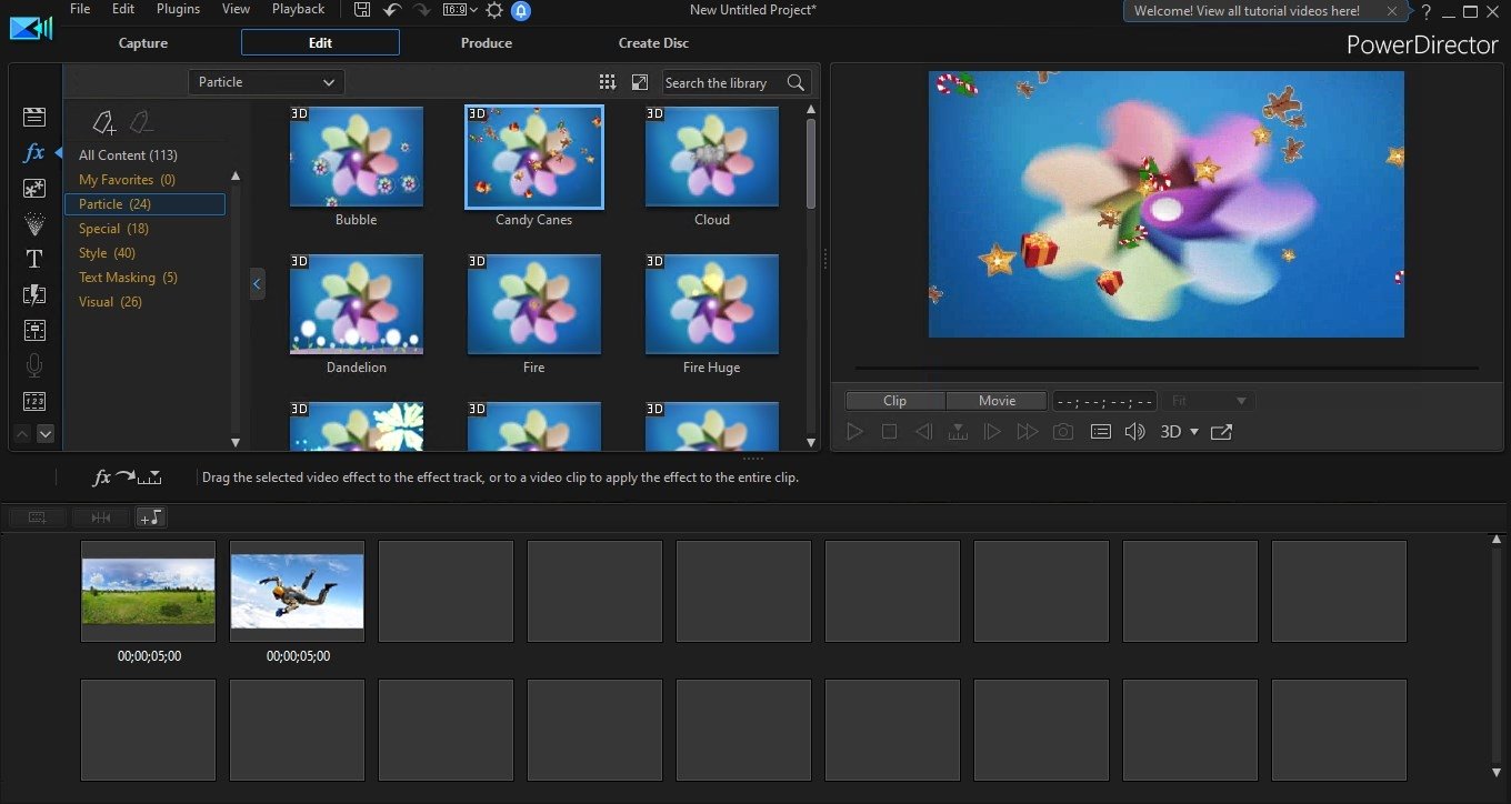 power director video editor