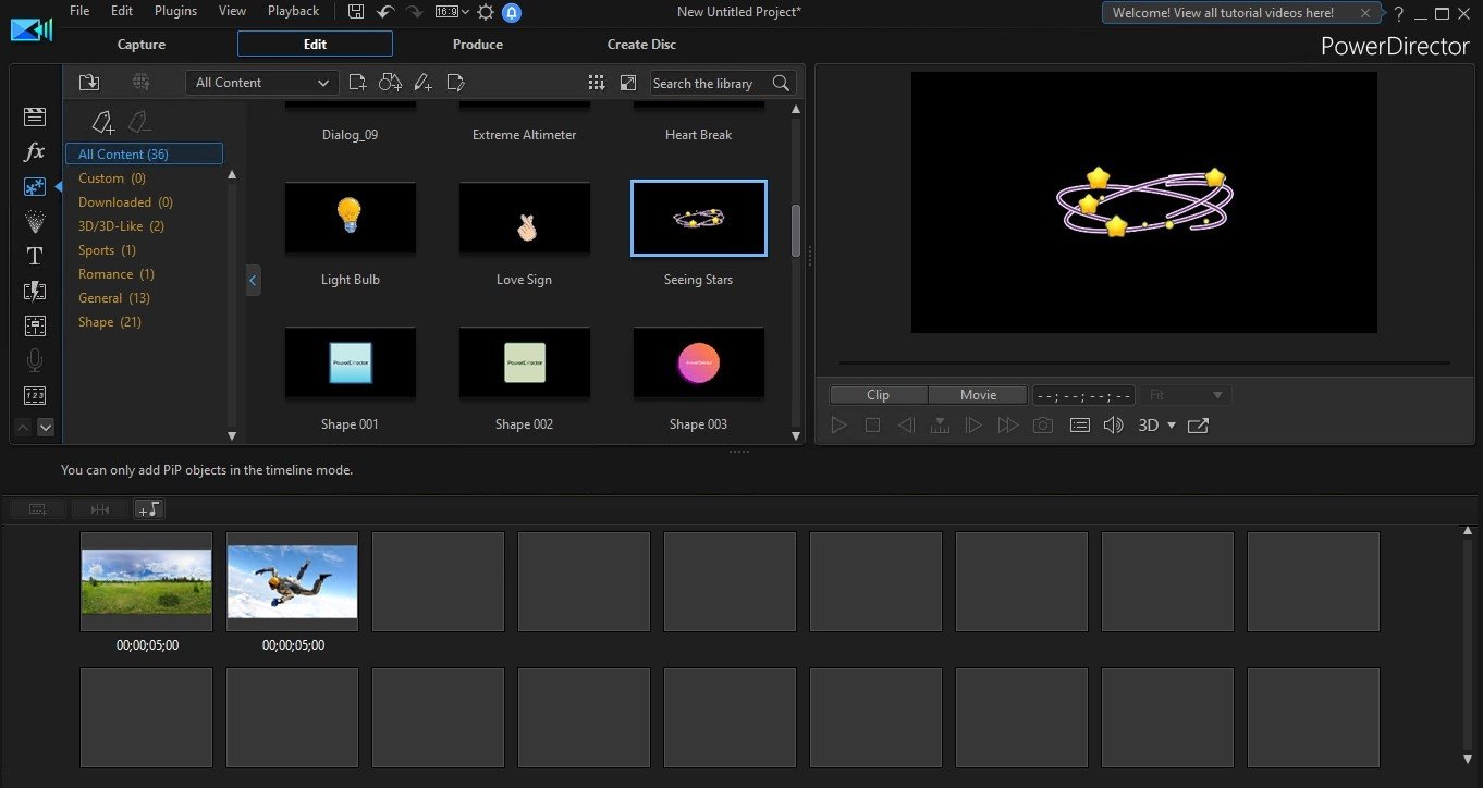 powerdirector video editor free download