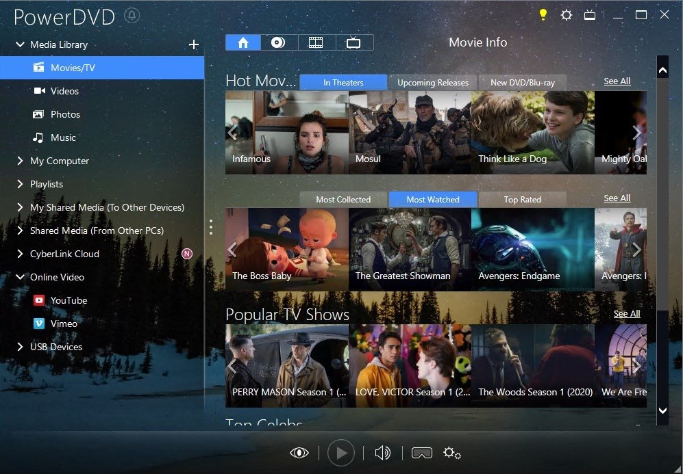 cyberlink power media player windows 10