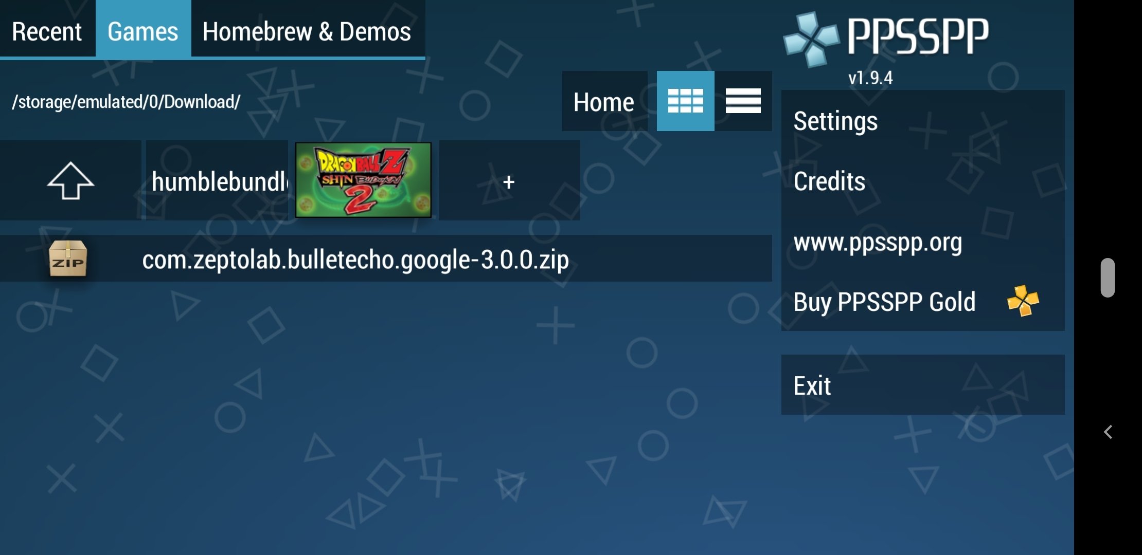 Download do APK de Novo downloader do jogo do emulador PSP para Android