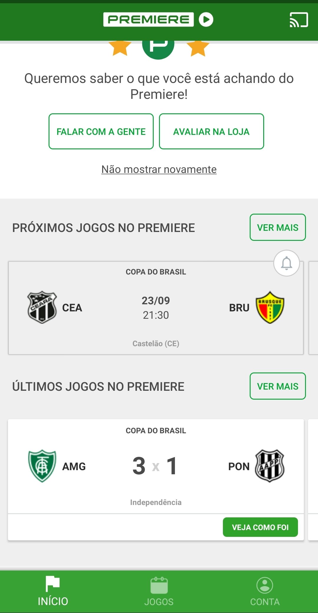 Premiere Play: como baixar e usar o app para assistir a jogos ao vivo