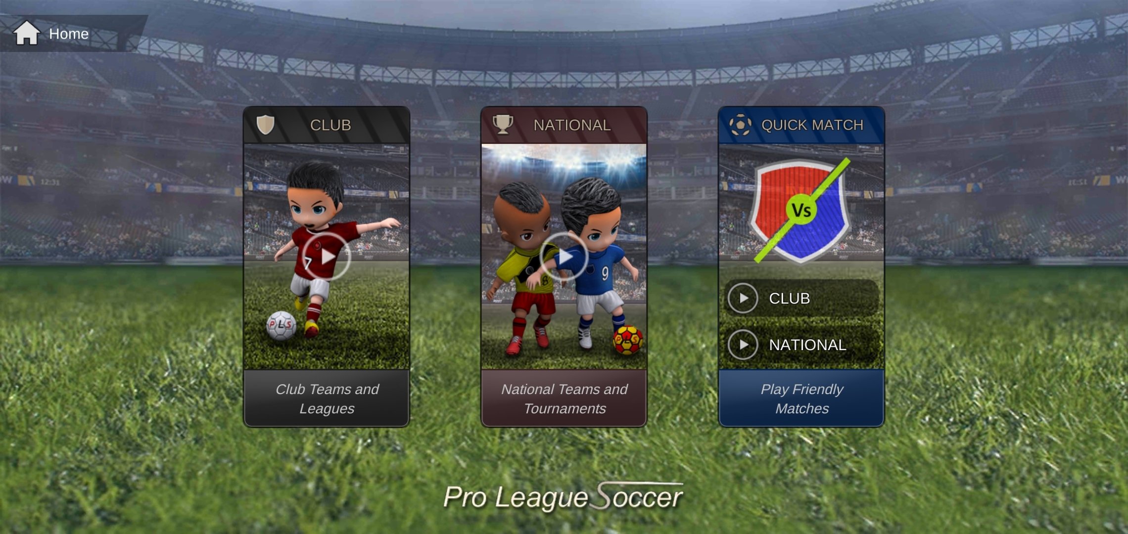 PRO LEAGUE SOCCER MELHOR JOGO DE FUTEBOL PARÁ ANDROID? COM TIMES  BRASILEIROS PLS GAMEPLAY 