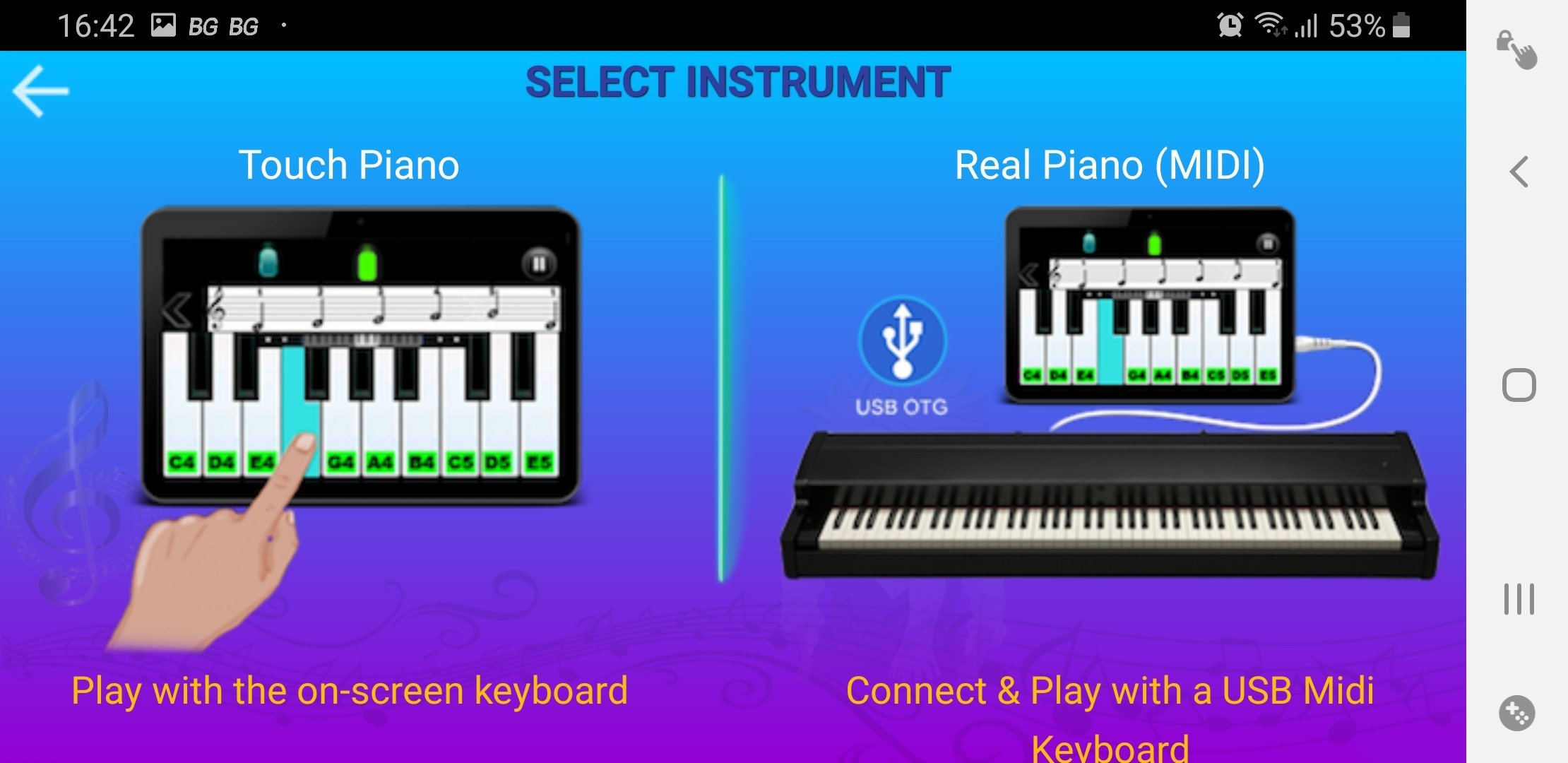 Professor de piano real - Download do APK para Android