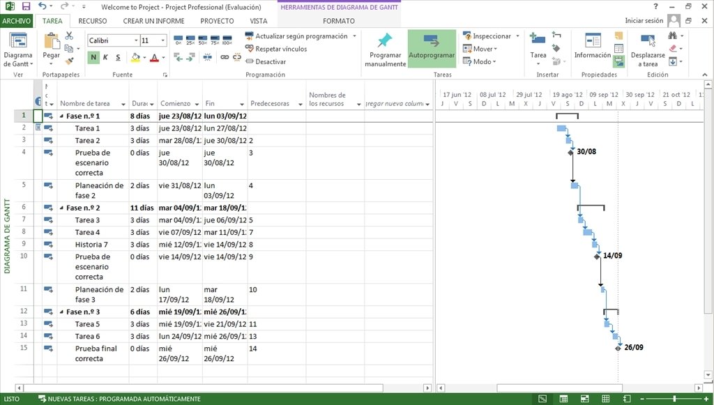 microsoft project professional 2016