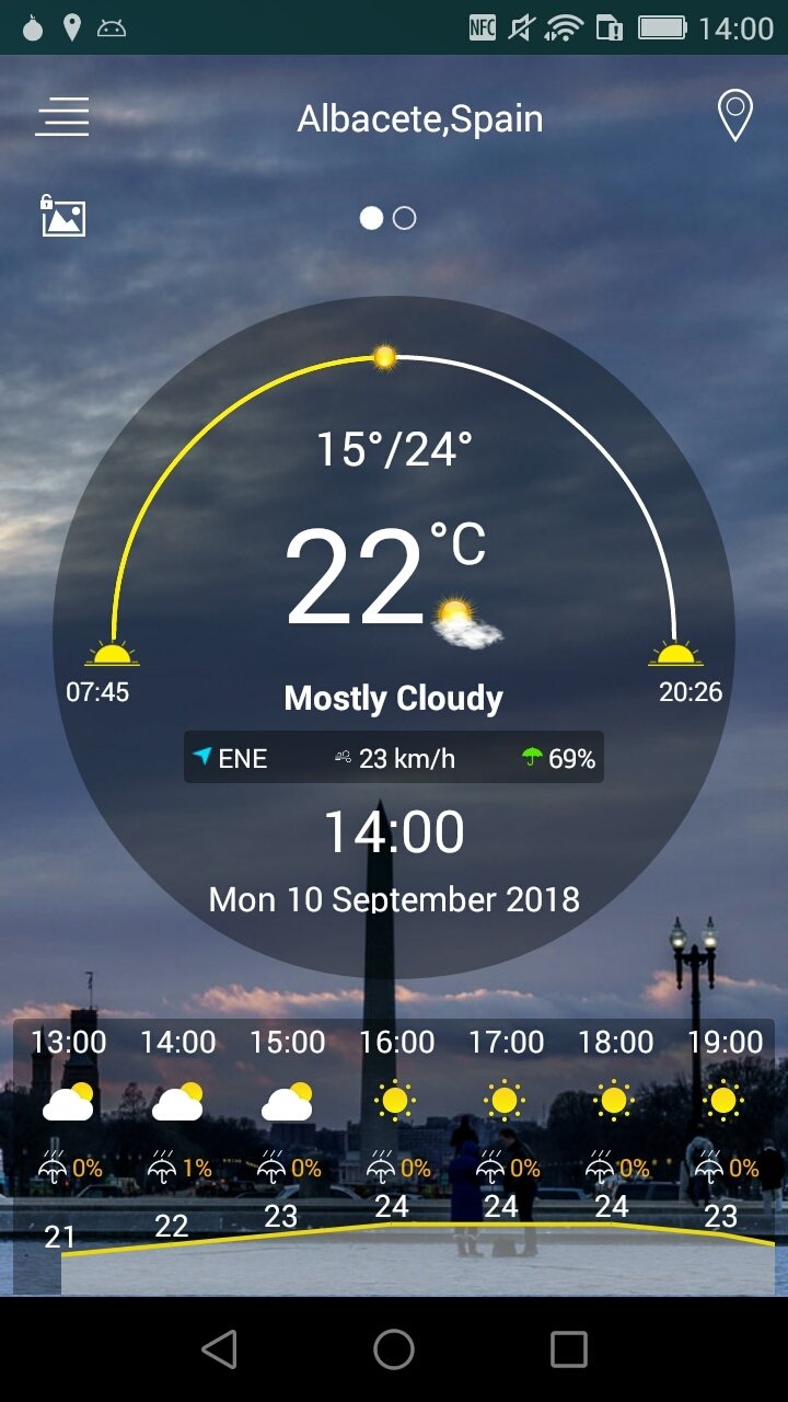 Weather forecast Android