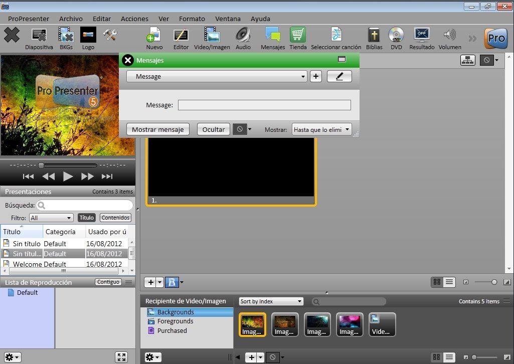 propresenter 5 official download for windows