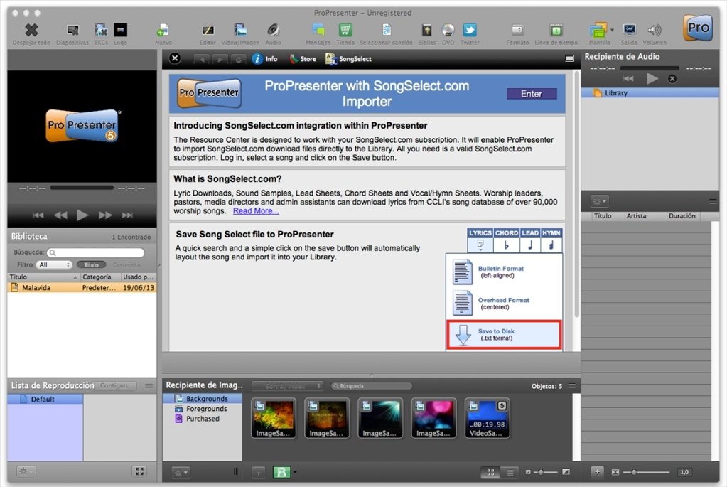 free for mac instal ProPresenter