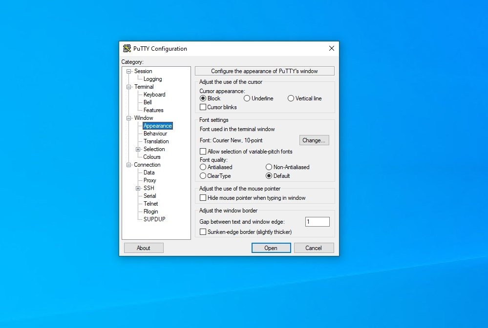 download and install putty on windows 10