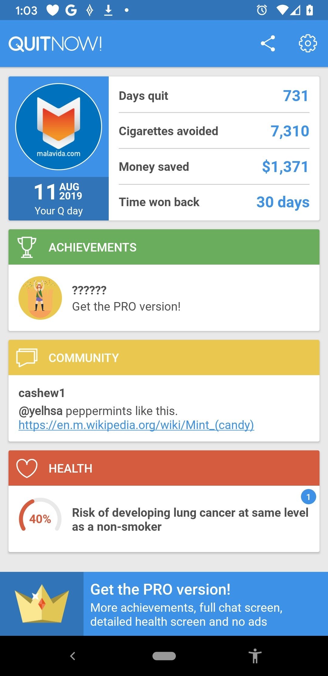 Download QuitNow! Android latest Version