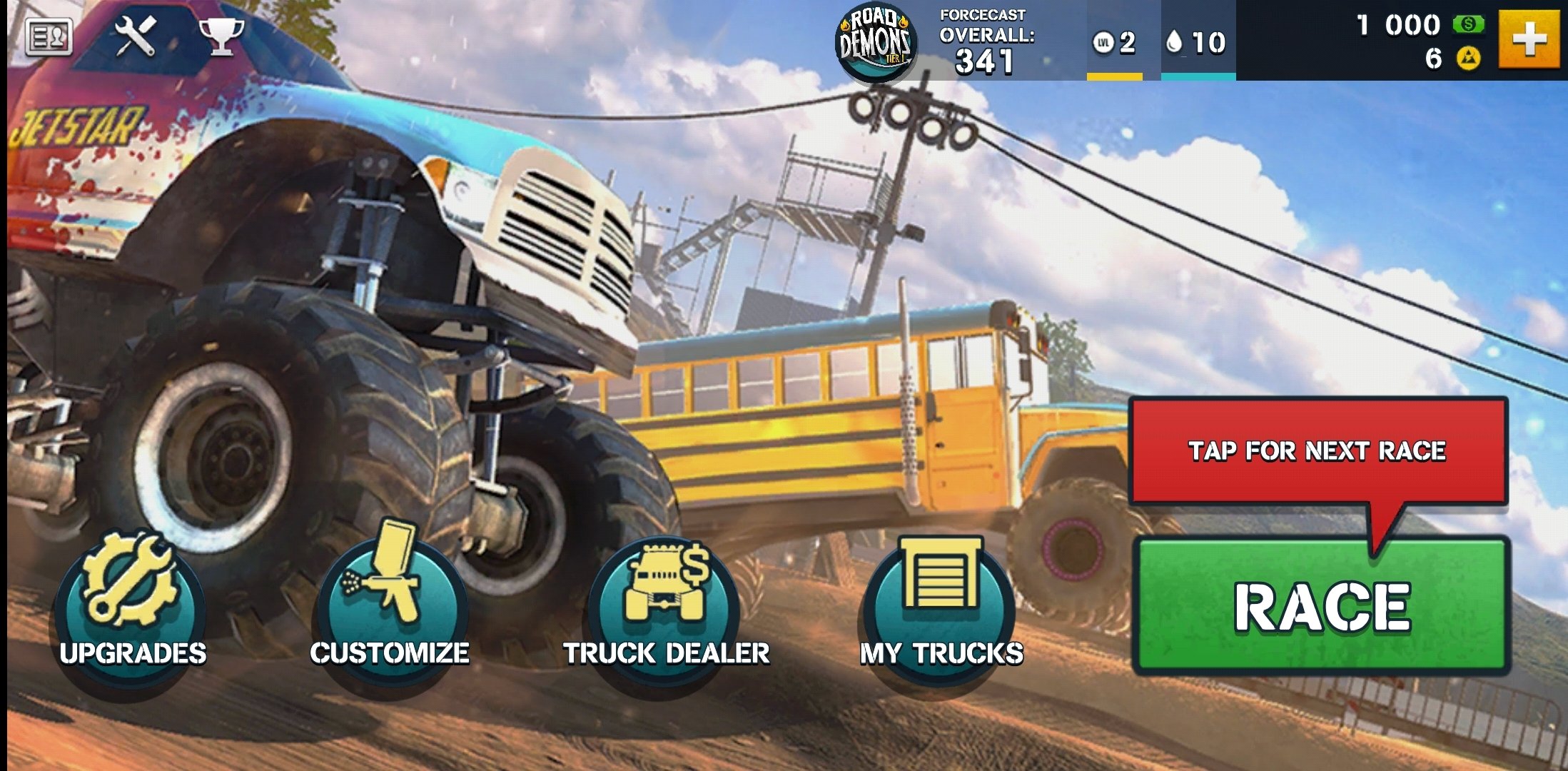 Racing Xtreme 2: Monster Truck - Apps on Google Play