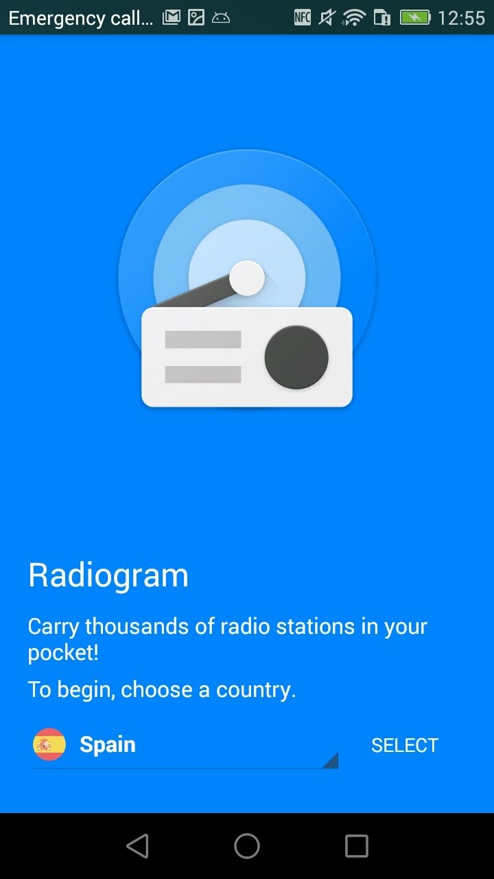 Radiogram Android 