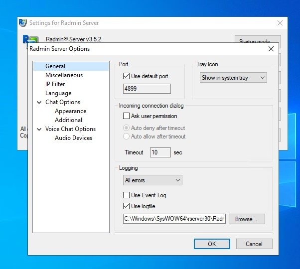 radmin network scanner