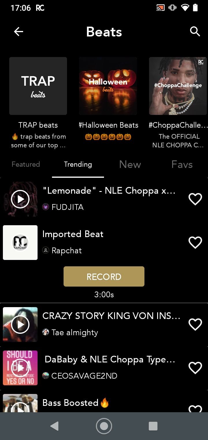 upload beats to rapchat