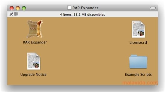 rar expander os x