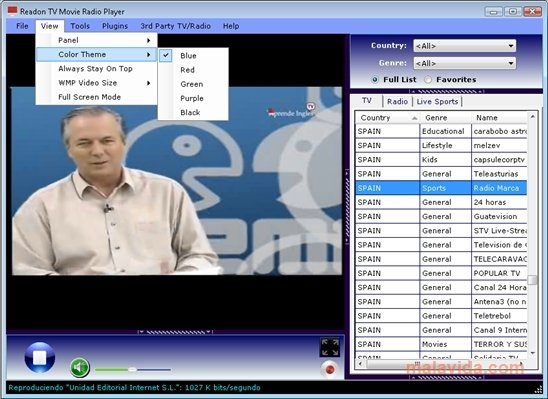 readon tv movie radio player 7.6 0.0