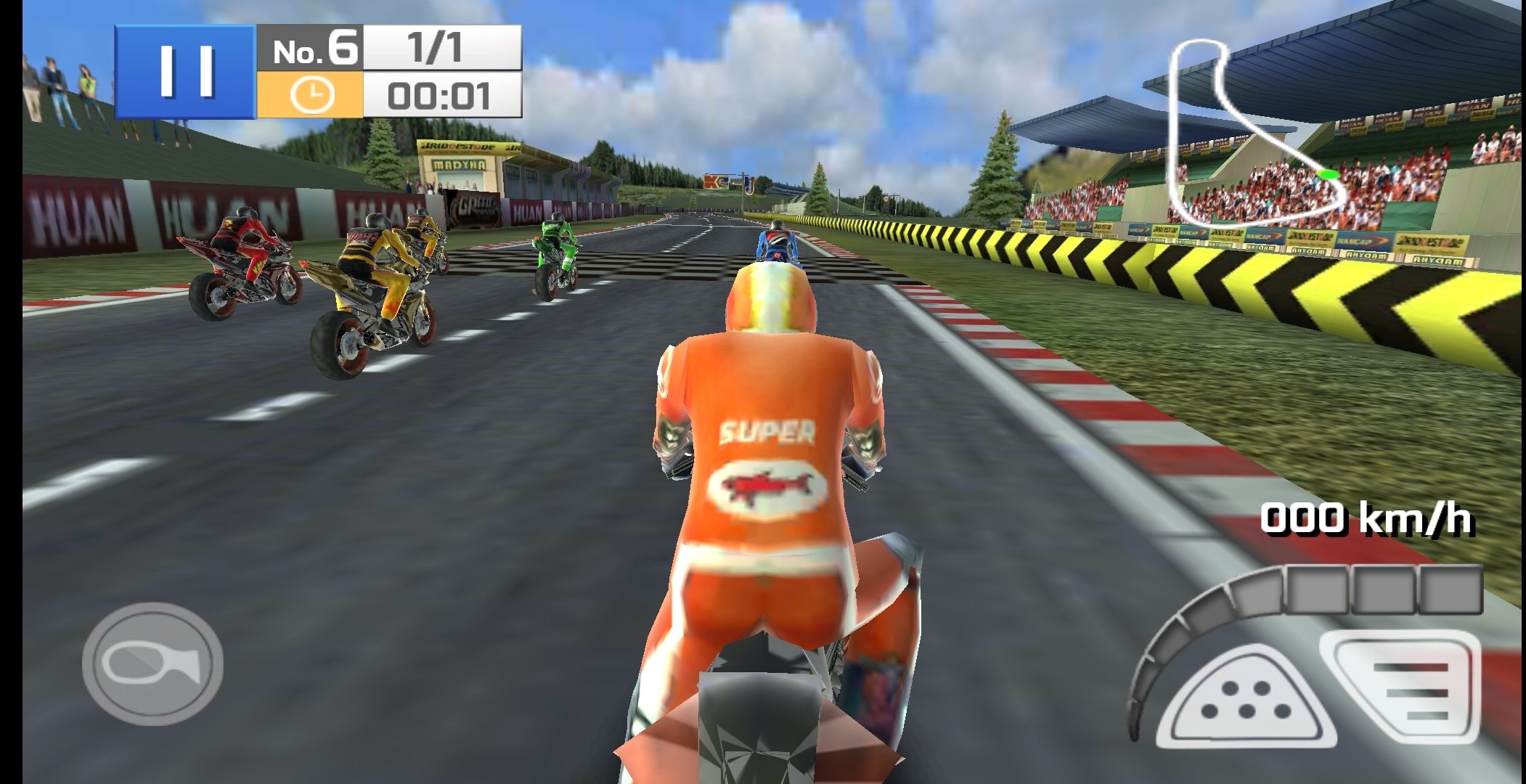 Jogo de Corrida de Moto Real Bike Racing Android Gameplay 