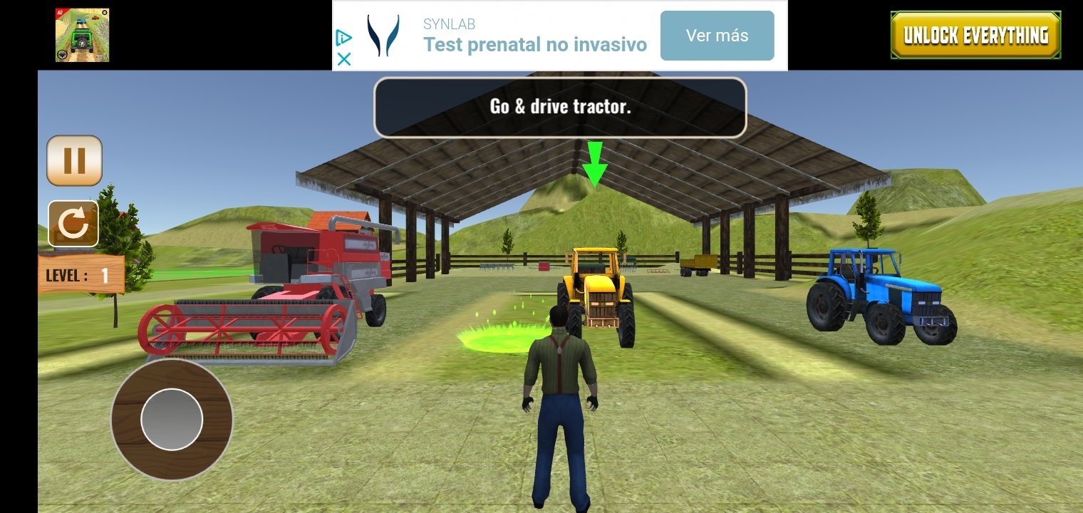 Simulador de condução de trator real versão móvel andróide iOS apk