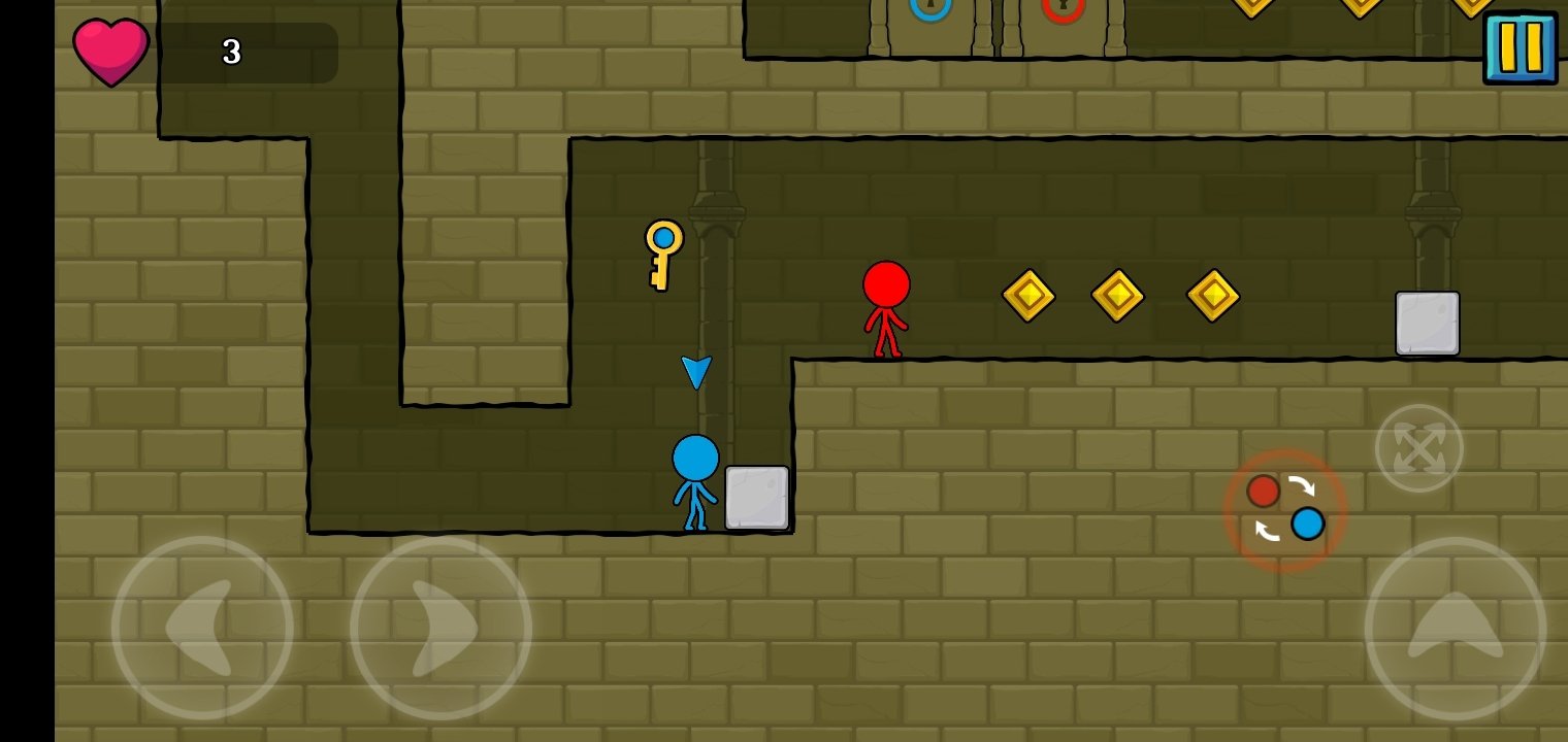 Red and Blue Stickman 1.3.5 - Скачать для Android APK бесплатно