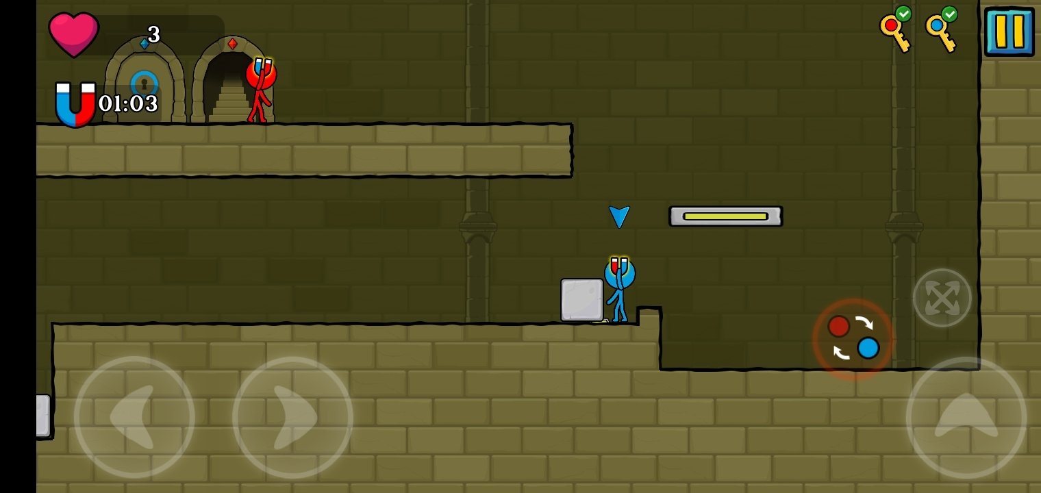 Red and Blue Stickman 2 em Jogos na Internet