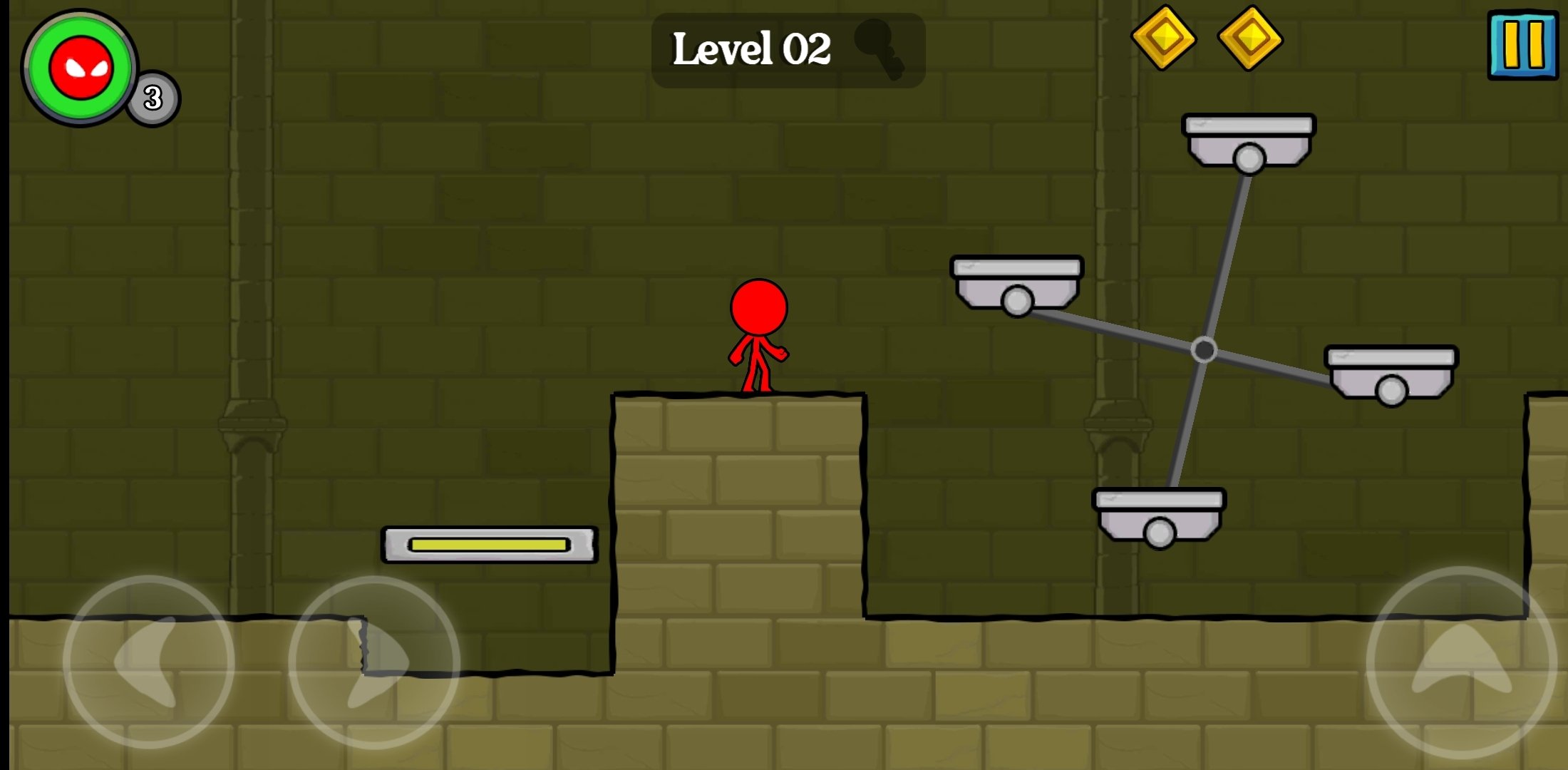 Red Stickman 1.6 - Скачать для Android APK бесплатно